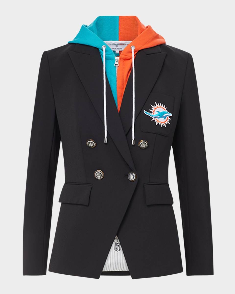 Veronica Beard x NFL Dickey Jacket, Miami Dolphins